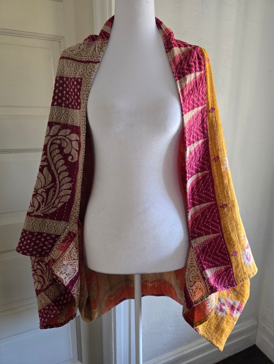No brand Other - Reversible Patchwork Kantha Shawl - Multi Colors